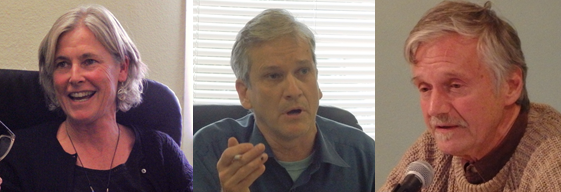 Heather Lende, Tom Morphet and Tresham Gregg are targeted in the recall effort. (KHNS photos)