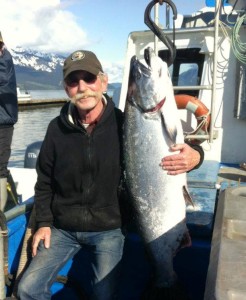 Mark Edwards, past winner of the Haines King Salmon Derby. (Photo: The Haines Sportsman's Assoc.)