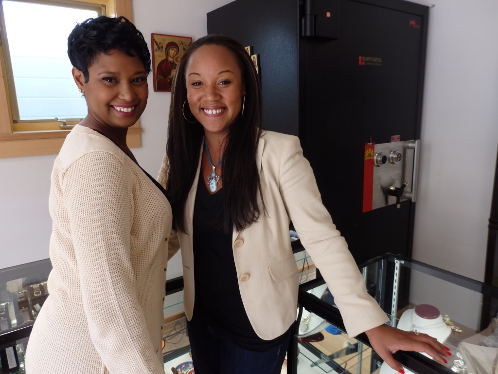 Letishia Moore is a jewelry store employee at Milano, and Jennifer Ozuzun is an owner at The Local Jeweler. (Emily Files)