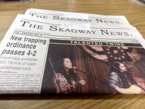 Recent additions of the Skagway News, before new owners took over.