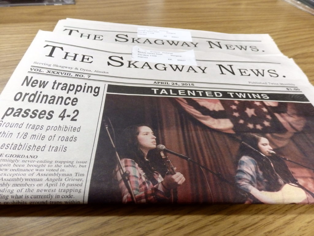 Skagway’s paper goes to online only edition