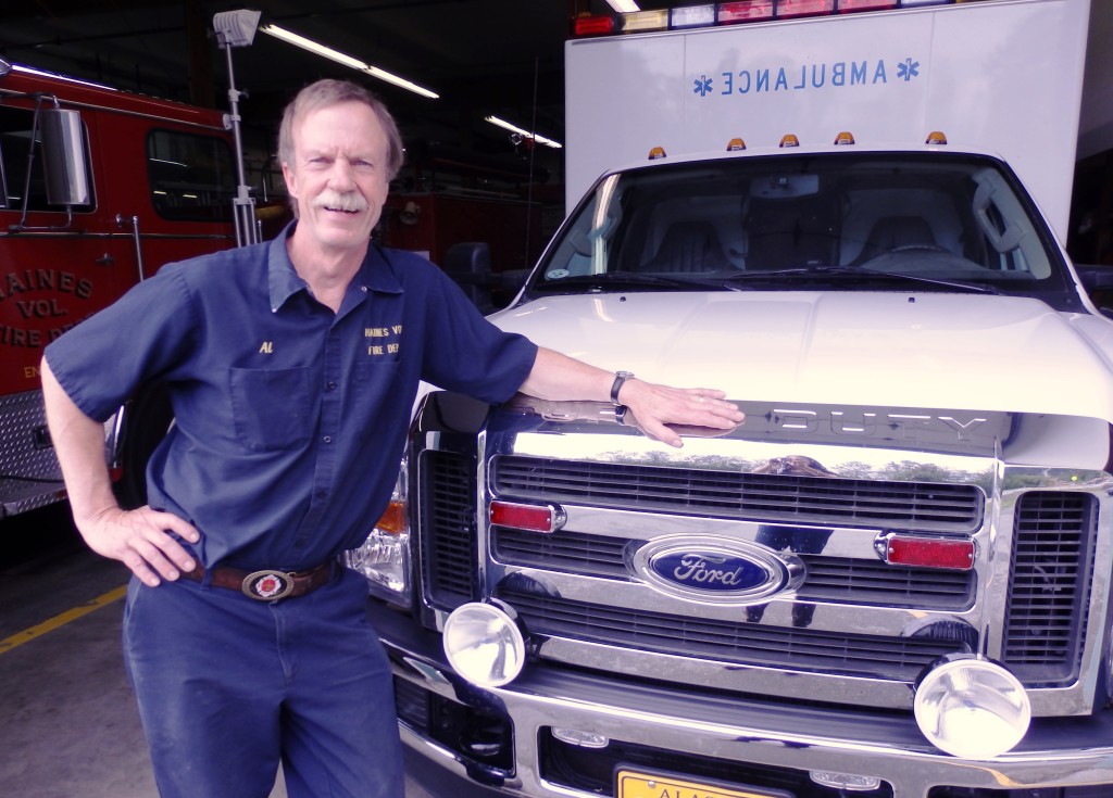 Al Badgley is retiring after  nearly 35 years with the Haines Volunteer Fire Department. (Emily Files)