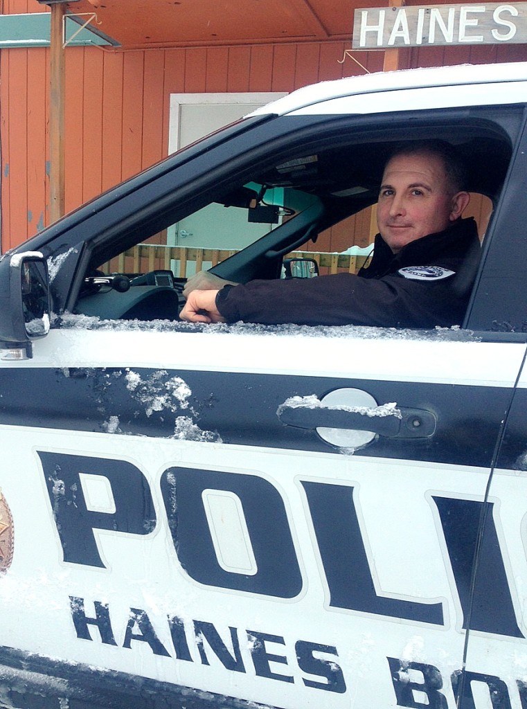 Officer Brayton Long started in Haines in November. (Jillian Rogers)