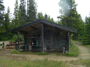 The cabin at Lindeman Lake on the Chilkoot Trail. (flickr, creative commons Joseph)