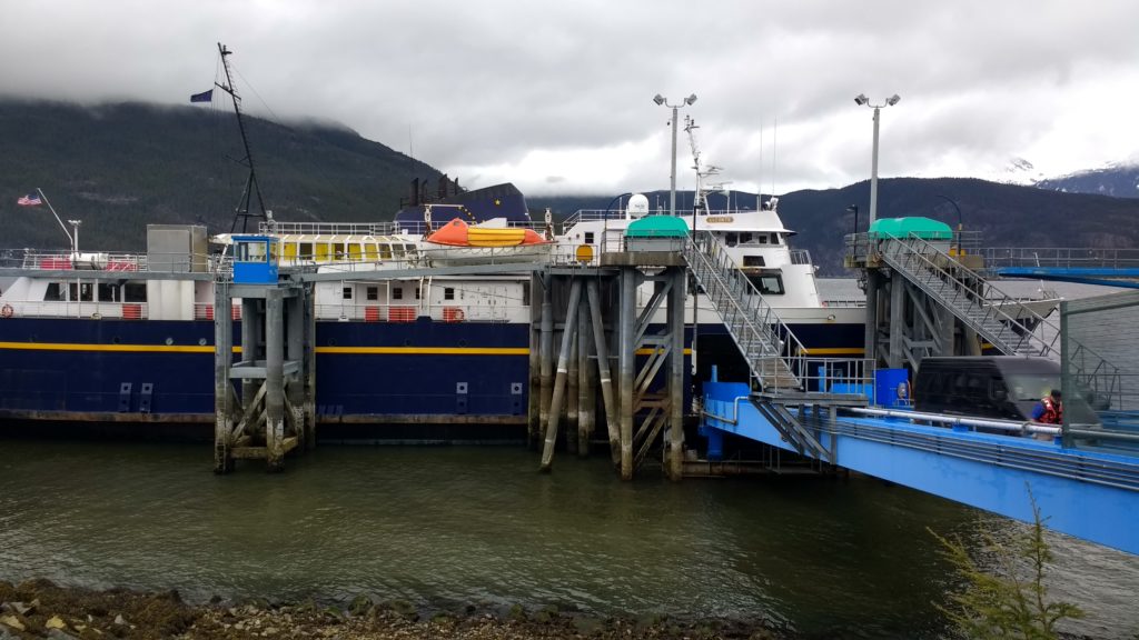 Haines Ferry Terminal Down for the first weekend in May