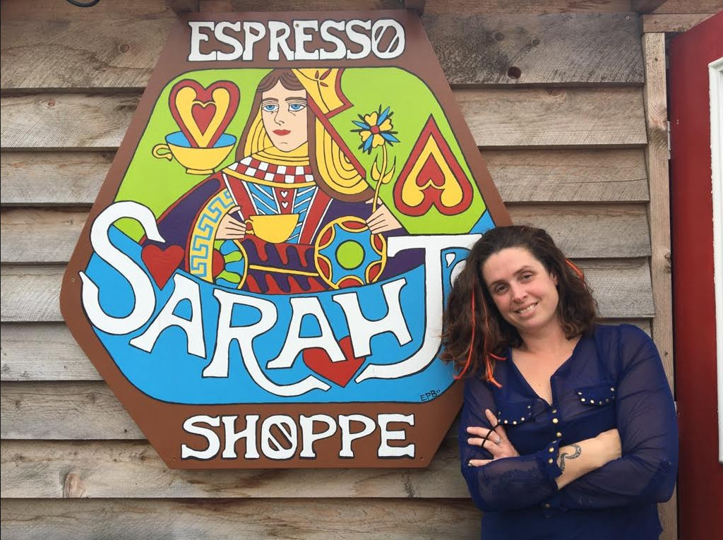 Sarah Jaymont owns Sarah J's Espresso Shoppe. (Photo courtesy of Kiana Donat)